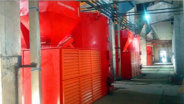 天津某輪胎公司4噸每時蒸汽鍋爐房現(xiàn)場