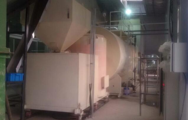 天津某洗衣公司2臺4噸蒸汽鍋爐房現(xiàn)場