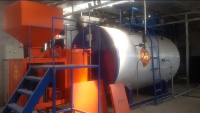 天津某食品公司2噸蒸汽鍋爐房現(xiàn)場