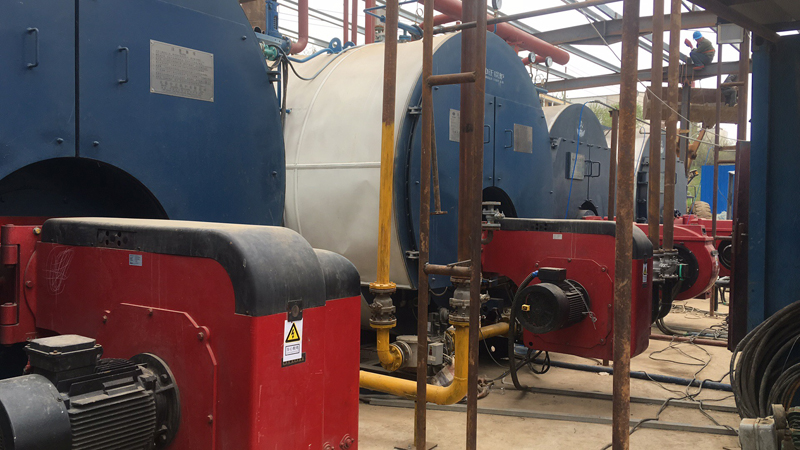 六安4臺10噸鍋爐租賃